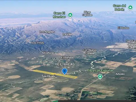 SE VENDE CAMPO DE 296Ha CERCA DEL VALLE CENTRAL