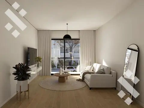 Departamento 3 ambientes con 2 baños