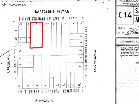 BARTOLOME MITRE al 1300