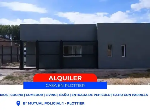 Alquiler | Casa a estrenar – Plottier