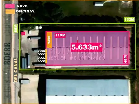 5.895m² cub a estrenar dentro del Parque Ind de Pilar. Excel