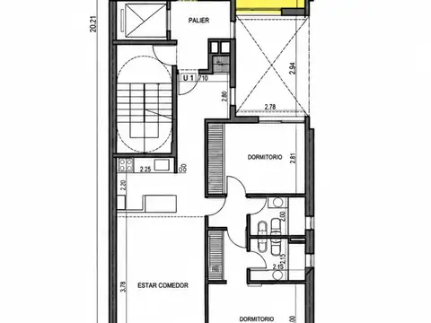 Departamento en Venta de 3 ambientes