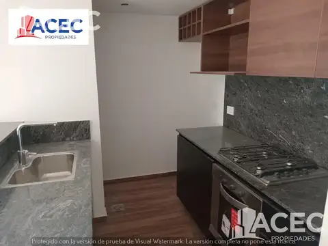 Departamento 2 ambientes con 1 baño