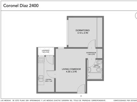 Departamento en Venta de 2 ambientes