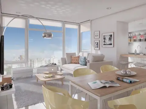 Departamento 2 ambientes con 1 baño