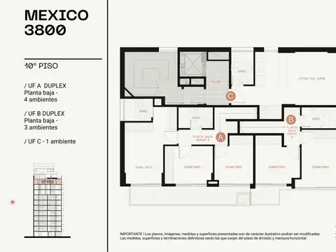 Departamento en Venta de 3 dormitorios