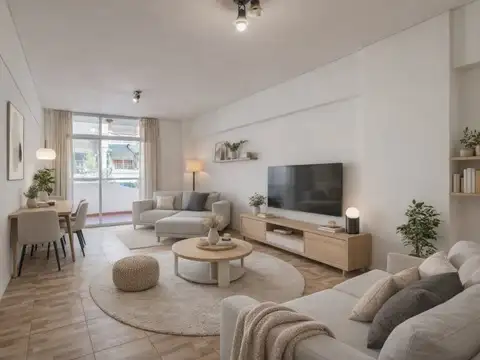 Venta amplio depto. Flores 2 ambientes al frente con balcon Luminoso