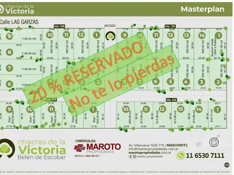 TERRENO EN VENTA CON FINANCIACION  EN ESCOBAR - MAROTO PROPIEDADES
