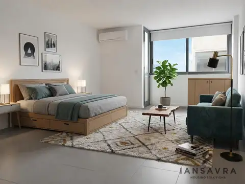Departamento Monoambiente con 1 baño
