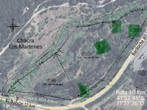 Terreno en Venta en El Bolsón, USD 625.000