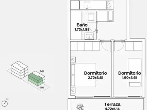 Departamento en Venta 1 año