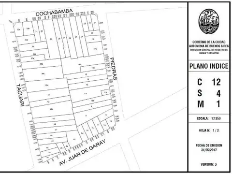 Terreno en Venta en San Telmo, USD 360.000