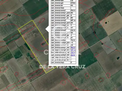 Campo en Luis Palacios, Provincia de Santa Fe