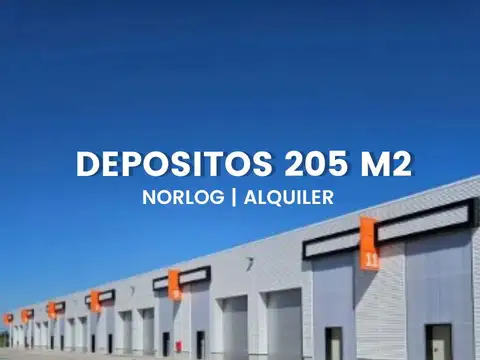 Depósito de 205 m2 dentro del predio cerrado Norlog