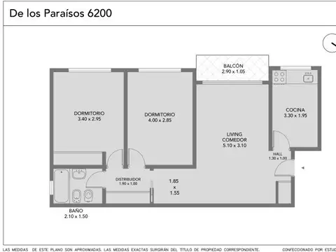 Departamento en Venta de 3 ambientes