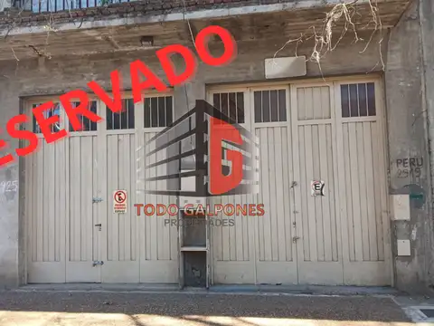 Galpón 220m² S/Lote 8,66x25 techo Losa