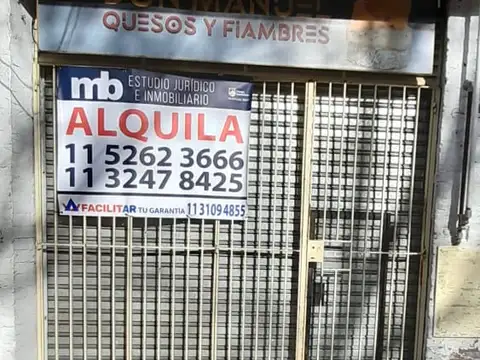 local 24 m2 (7x3 + baño ) apto varios rubros (consultar) excepto verduleria y comidas