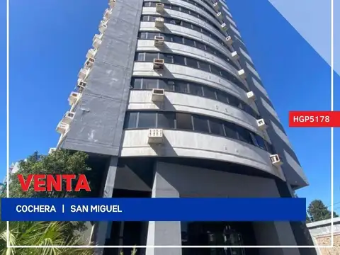 Cochera - Venta - Argentina, San Miguel - Rodriguez Peña 1071