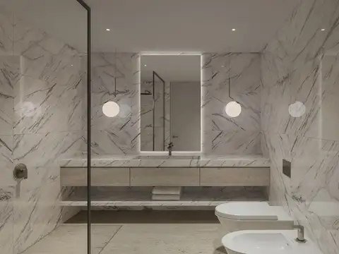 Departamento 3 ambientes con 2 baños