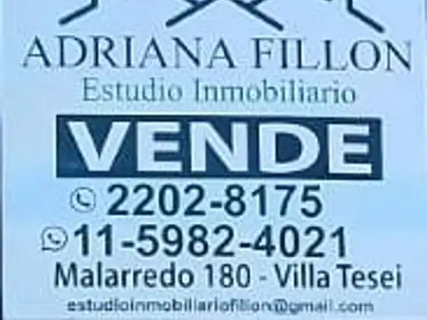 Terreno en Venta 10  mts Frente