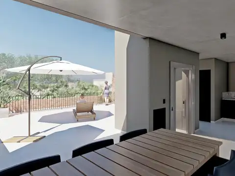Departamento Monoambiente con 1 baño