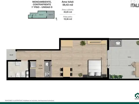 Departamento en Venta al Este