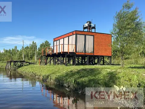 Casa en venta delta tigre guayraca lote con doble costa playa húmeda muelle deck amoblada turismo