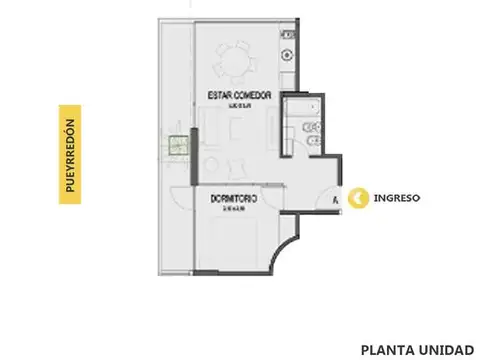 Venta / permuta | Departamento 1 dormitorio con balcón frente norte | Pichincha, Rosario