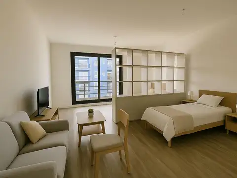 Venta departamento monoambiente con balcón amplio  en barrio República de la Sexta