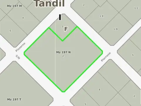 Terreno en Venta en Tandil, USD 166.000