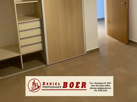 Alquiler 2 ambientes  - Centro Villa Ballester