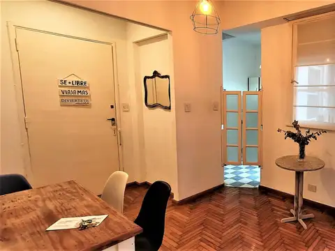 Departamento 2 ambientes con 1 baño