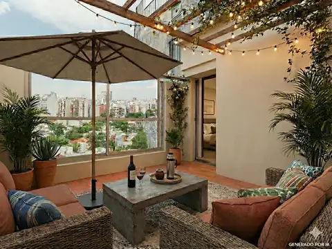VENTA DEPARTAMENTO 2 AMBIENTES P.CHACABUCO TERRAZA