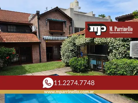 Hermosa casa con jardín, piscina y cochera ¡Excelente ubicación En Venta