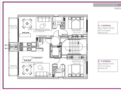 Venta de Departamento 2 y 3 AMBIENTES en Parque Ch