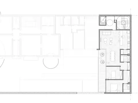 Departamento 3 ambientes con 2 baños