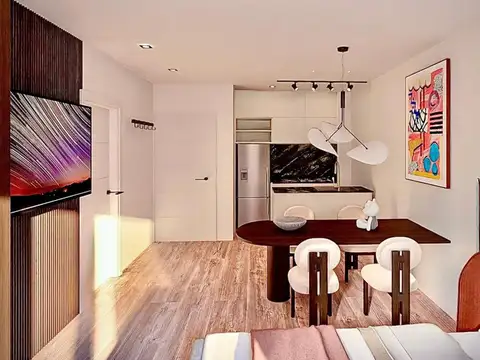 Departamento 2 ambientes con 1 baño