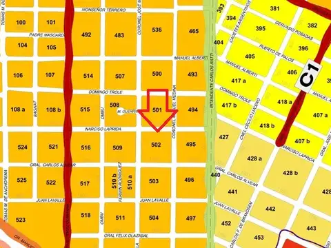 Terreno en venta de 8,66 x 40,84 en excelente ubicación