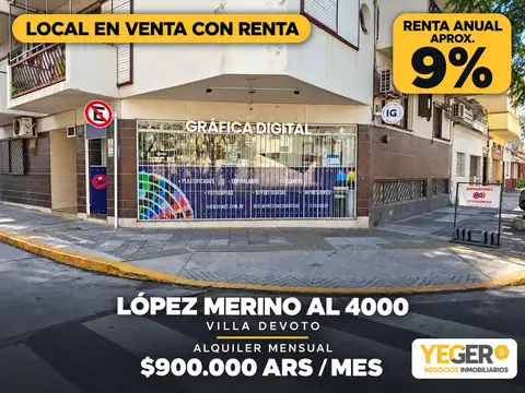 ESQUINA BAJAS EXPENSAS CON SOTANO 2 BAÑOS MUY BUEN LOCATARIO