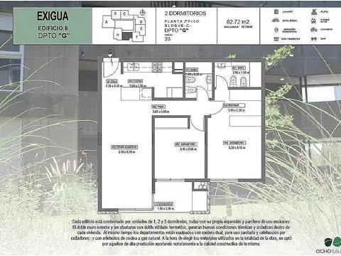 Departamento en Venta en Funes, USD 160.000