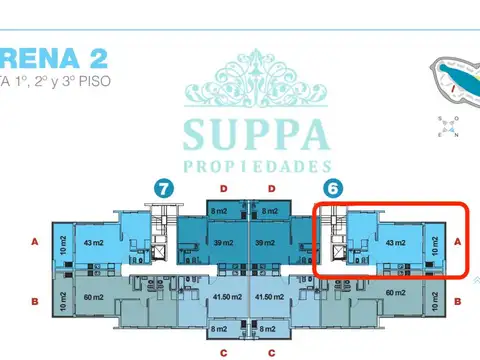 Departamento en Venta de 2 ambientes