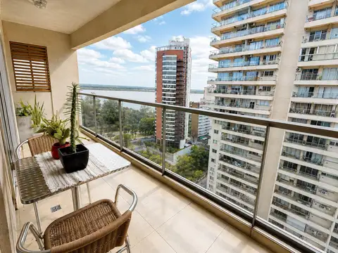 Departamento de dos dormitorios con vista al río barrio Martin