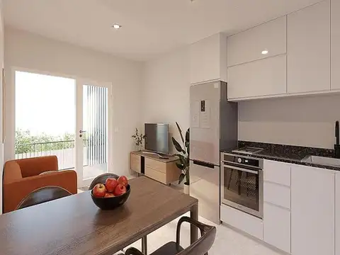 Departamento Monoambiente con 1 baño