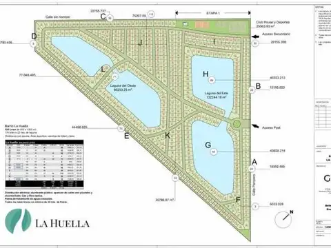 Lotes en venta Barrio La Huella