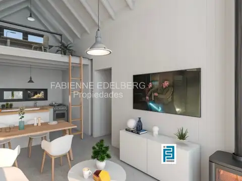 Depto Tipo Casa 2 ambientes con 1 baño