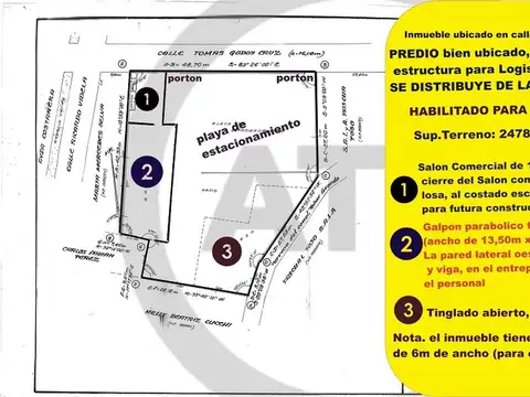 San Jose(calle Tomas Godoy Cruz 100