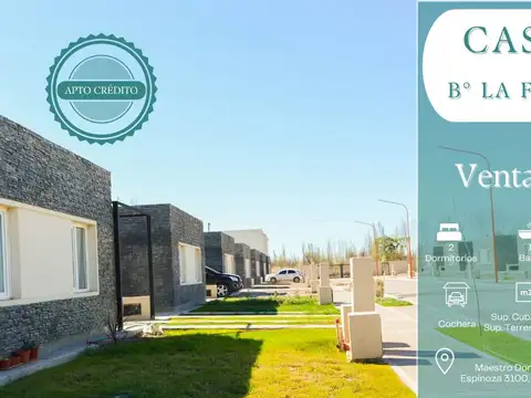 VENTA CASAS 2 DORM. LA FALDA, CIPOLLETTI