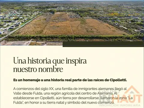 Terreno en Venta 30  mts Fondo