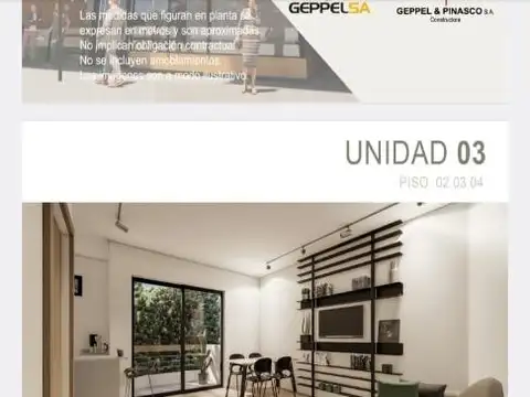 Departamento en Venta de Monoambiente