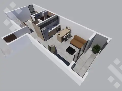 Departamento en Venta de 1 dormitorio